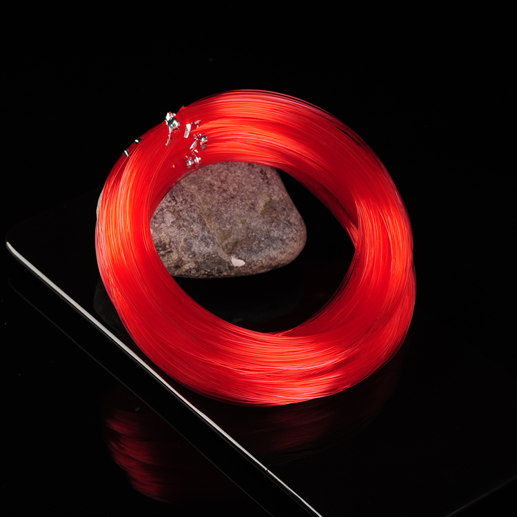 Positive red color raw silk nylon line fishing gear gold and silver craft gift decoration wrapping ring ring transfer bead fishing line rope belt