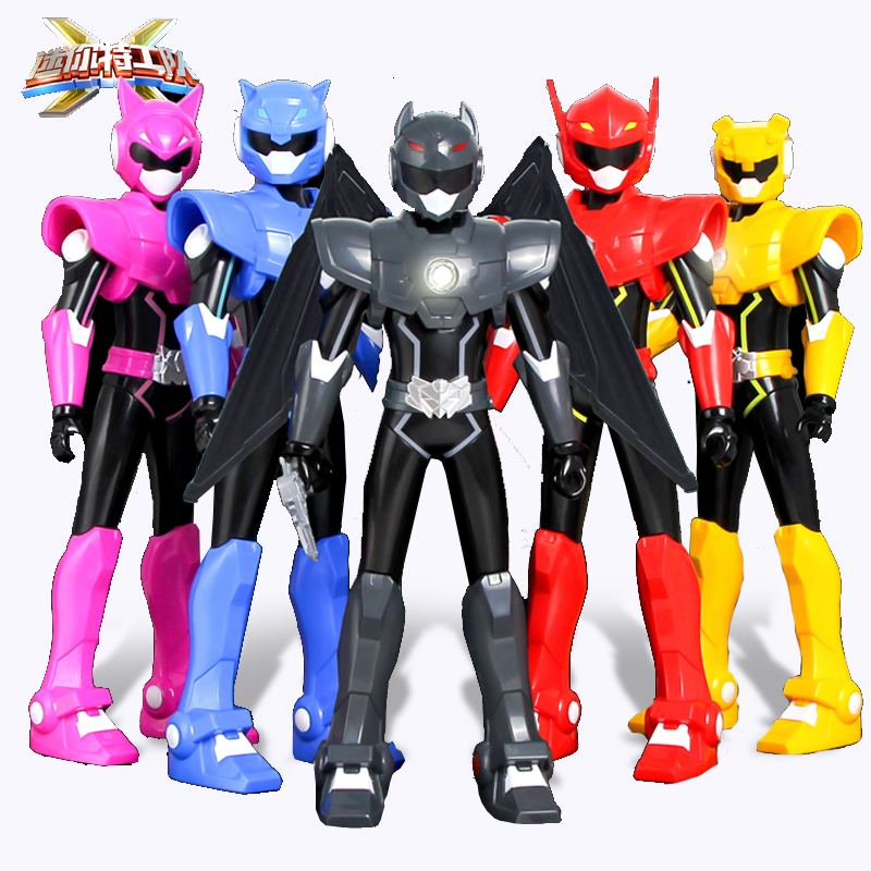 Mini Agent Team X Ray Lucy Semimax sound and light movable doll Boy toy set Character secret