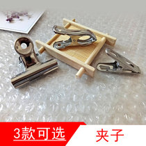 Spicy hot call number plate clip sauna bath number plate clip digital number plate clip stainless steel clip