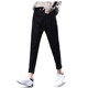 Black stretch jeans for women loose 2024 new spring and summer high-waisted versatile slimming and warm harem pants