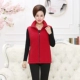 Kích thước lớn mẹ tải vest lông cừu trung niên phụ nữ mùa xuân và mùa thu bắt thời trang nữ cao cấp