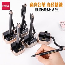 Able 6796 upscale desk pen front desk sign pen desktop counter desktop with line water pen 0 5 black middle sex pen