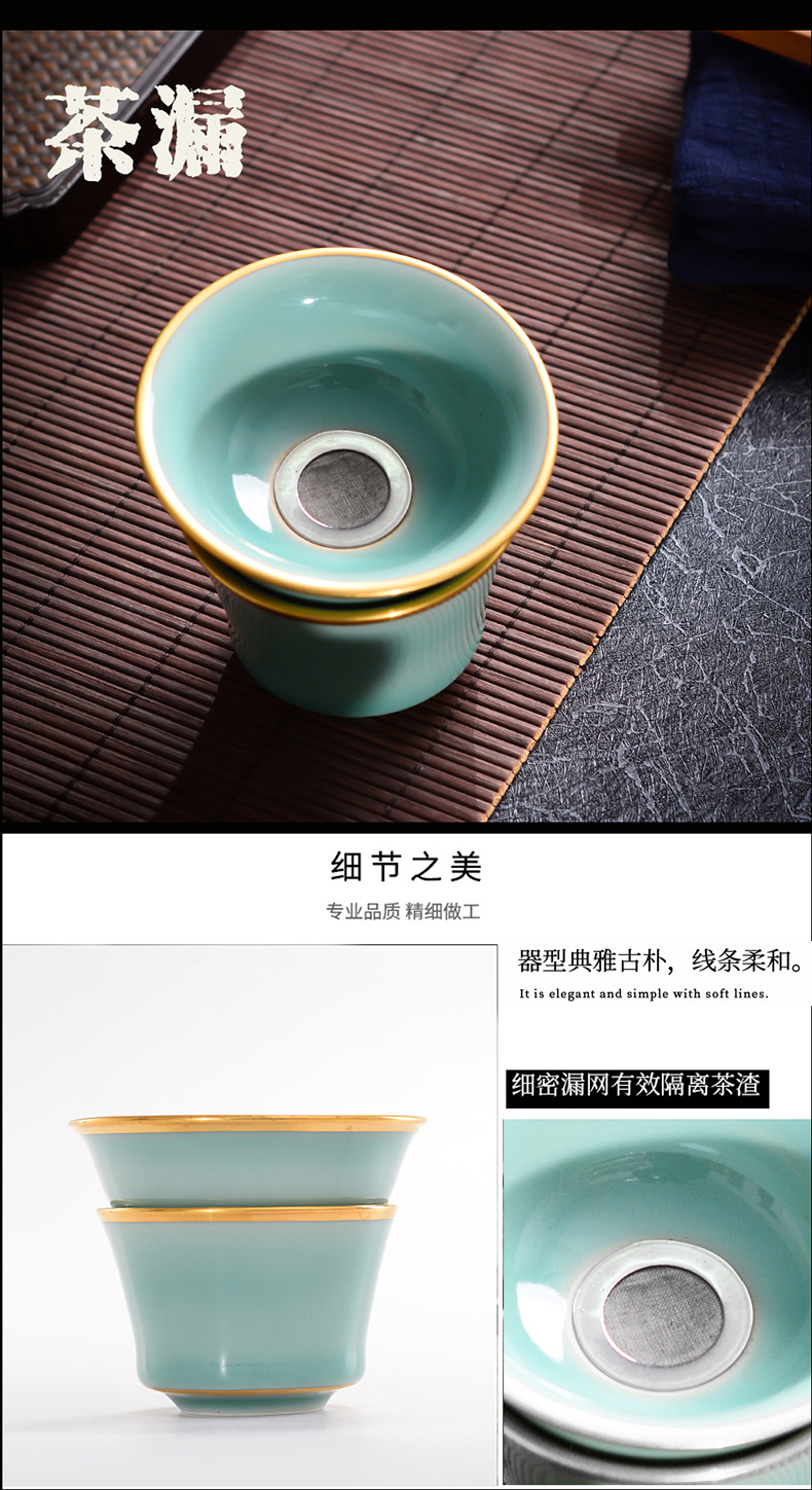 Jingdezhen ceramic teapot high temperature color glaze checking carmine colored enamel teapot tea tray was set tea service