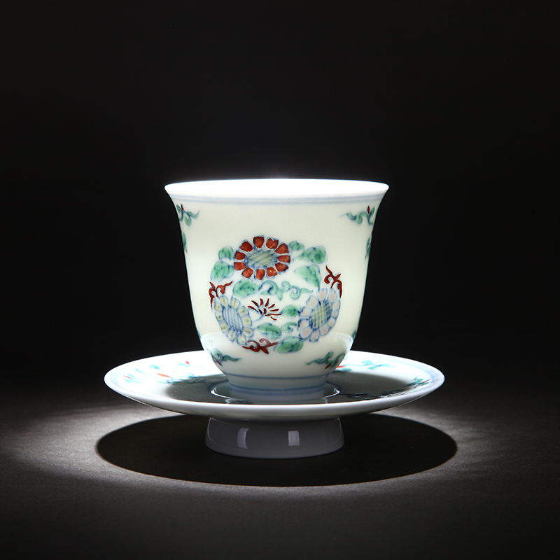 The Bucket color cup hand - made porcelain of jingdezhen ceramics tea cups masters cup kung fu tea set