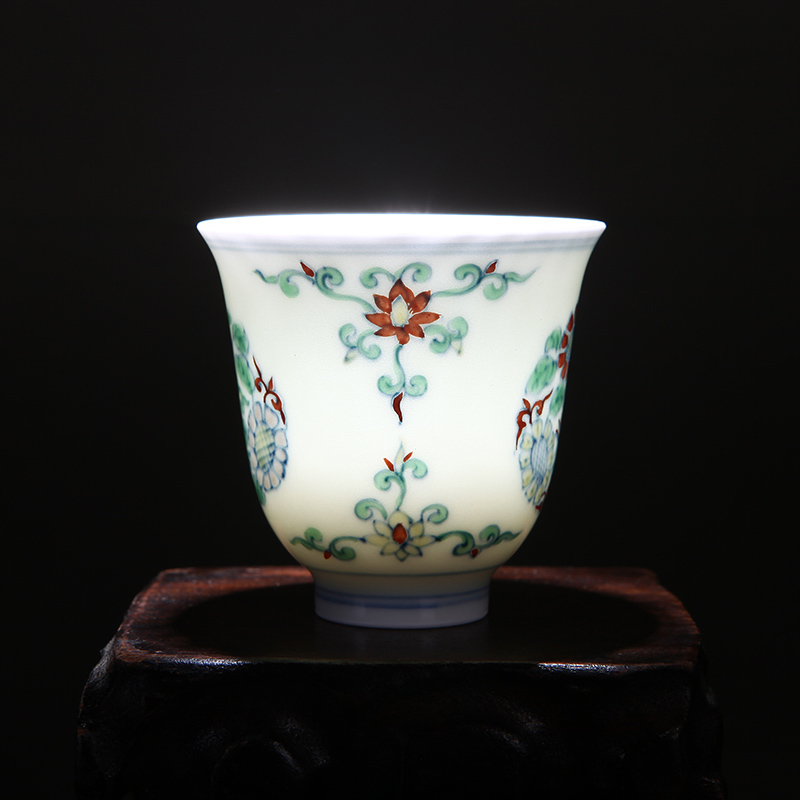 The Bucket color cup hand - made porcelain of jingdezhen ceramics tea cups masters cup kung fu tea set