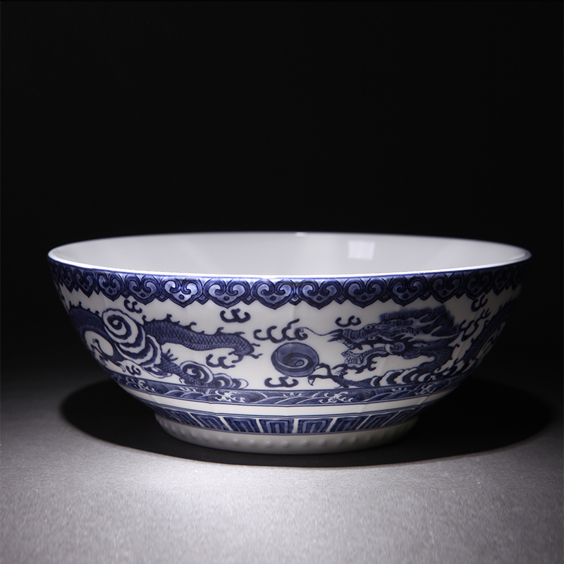Jingdezhen porcelain ceramic bowl of 4.5/6 of an inch of household rice bowls rainbow such to use a single bowl of soup bowl under the glaze color