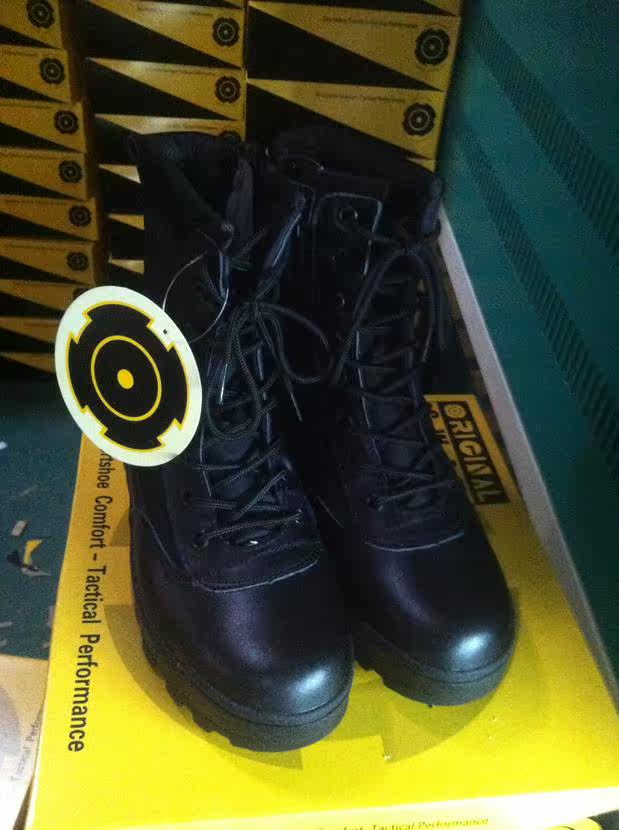 Boots militaires SWAT en cuir - dérapage - Ref 1397369 Image 15