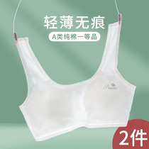 Girls' underwear developmental period pure cotton junior high school students high school students' summer thin vest girls' bra