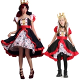 Алиса мечта Тур Тур Страна Чудес Красная Королева играет взрослых, чтобы преодолеть родительское исполнение королевы королевы Красного Сердца