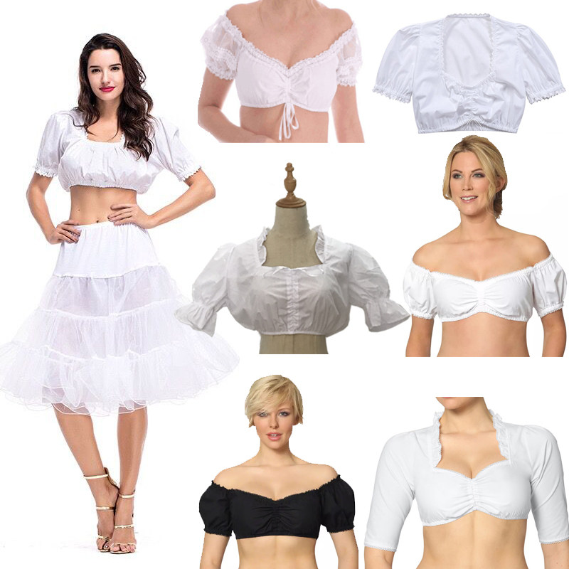 German beer clothing Ding dong clothing bottom shirt Lolita bottom white shirt stage skirt support bottom skirt