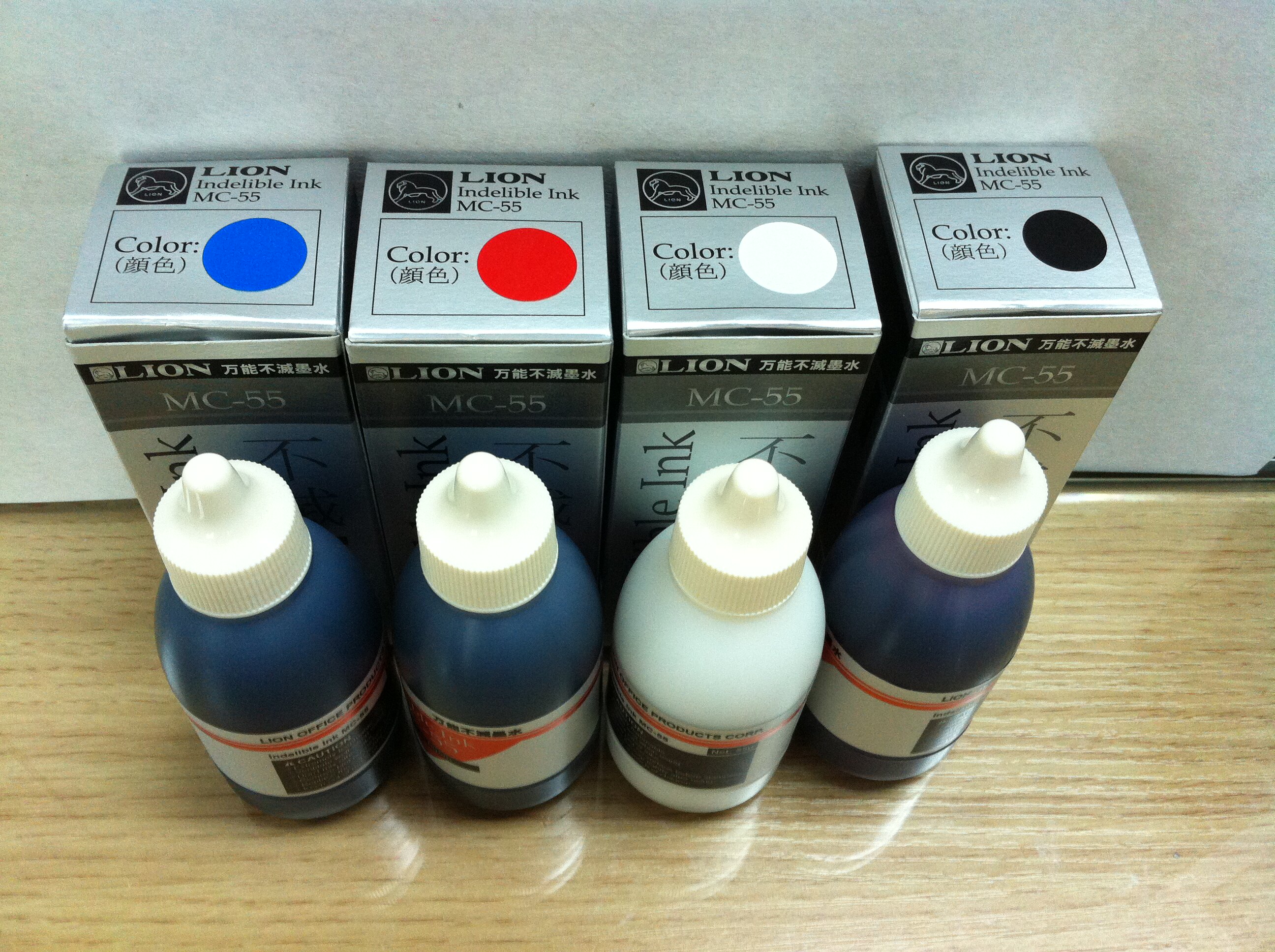 Lion Card Print Oil MC-55 LION does not extinguish ink speed dry metal plastic special print oil