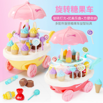 Ice cream candy car ice cream ice cream 3-5-6 years old 4 princess birthday gift children girl house toy