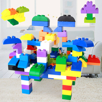 Large pellet building blocks toys boys and girls fight bulk puzzle plastic childrens toys 1-2-3-6 years old