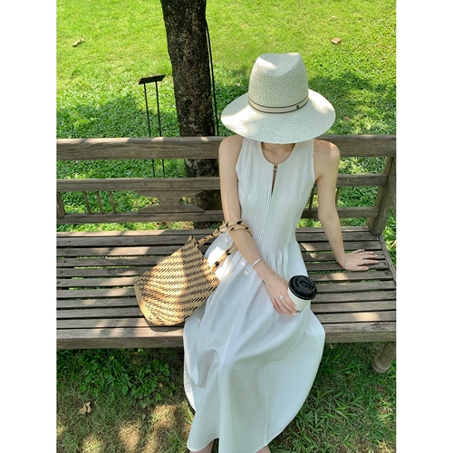 Платье без рукавов без рукавов, делается под заказ, французский стиль, изысканный стиль