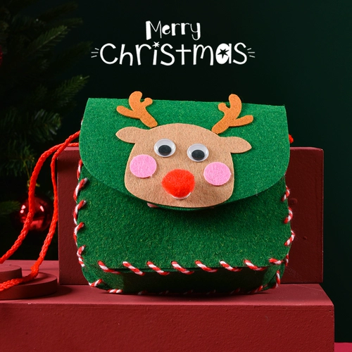 Рождественский подарок ручной работы DIY Cartoon Cartoond рюкзак творческий детский сад детские материалы рождественские украшения