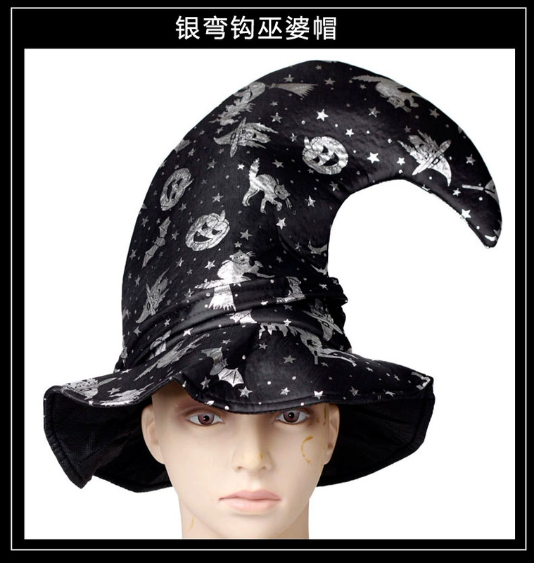 Lễ hội ma vui nhộn Đạo cụ hóa trang Trang phục Halloween Đồ dùng bí ngô Khuỷu tay Phù thủy Mũ phù thủy - Sản phẩm Đảng / Magic / Hiệu suất đồ hóa trang siêu nhân gao	