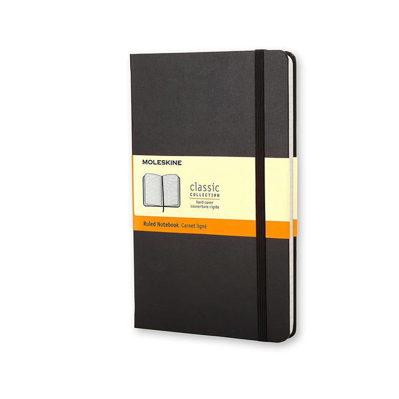 [Твердый переплет, ограниченное новое цветовое предложение] блокнот Moleskine, классический твердой обложкой большой формат блокнота для расписания, деловые встречи, заметки, магическая кожа