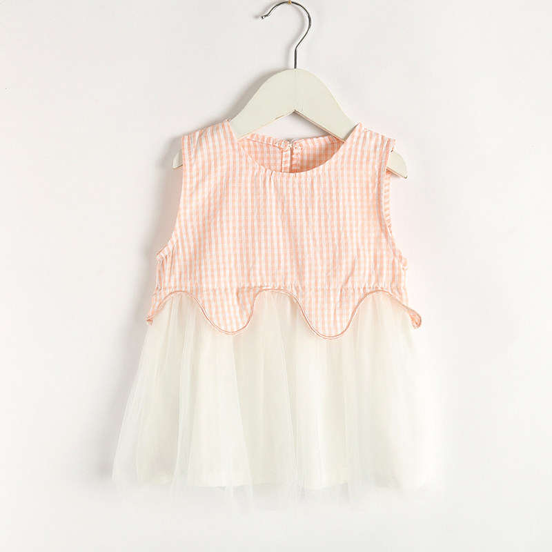 Summer new girl sleeveless blouses baby dress shirt for children casual summer dress Women's Po Yanis T-shirt dolls