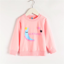 Spring new childrens sweatshirt girls necropolis for girls undershirt and childrens spring-style round neckline with long sleeve blouses