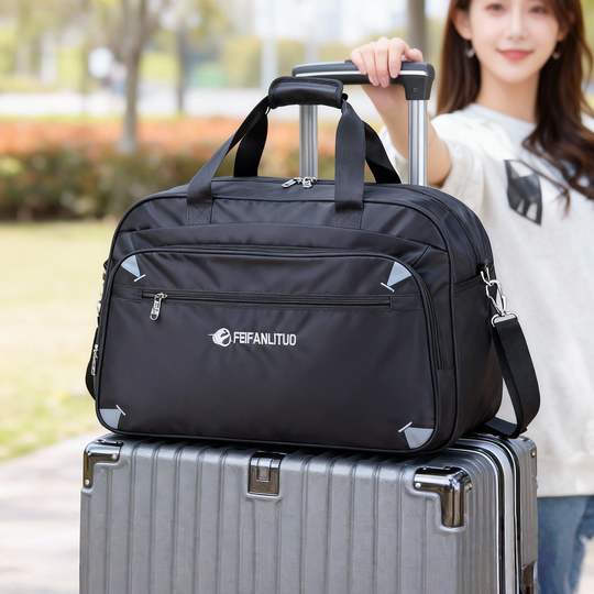 Сумка-портфель для путешествий очень большой вместимости для мужчин, дорожная сумка для хранения одежды, большая сумка на 60 литров, ткань Оксфорд