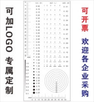 Quasi-filly transparent soft ruler stain gauge point line gauge