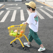 Trẻ em trai quần áo mùa hè thiết lập năm 2020 mới khí nước ngoài ngắn sleevechildren mùa hè hai mảnh bộ Hàn Quốc phiên bản của thủy triều quần áo Hàn Quốc.