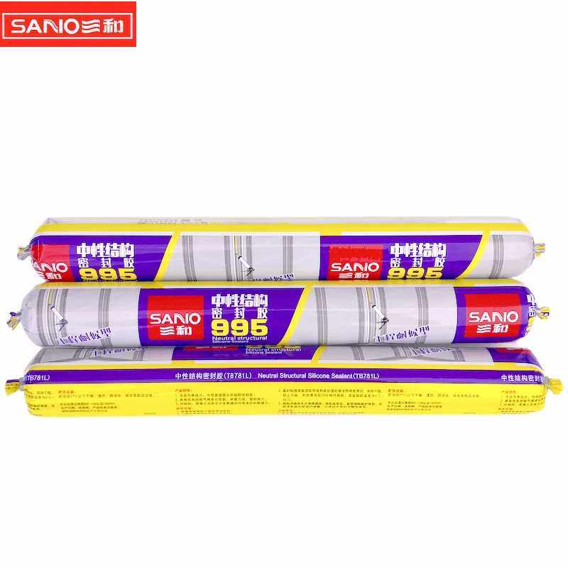 Three and neutral silicone 995 structural adhesive decorative edge rubber shopkeeper recommended 20 units in some provinces