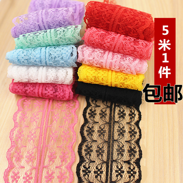 Lace Accessories Black White Lace Side Handmade Diy Fabric Clothes Sofa Curtain Material Lace Colorful Lace