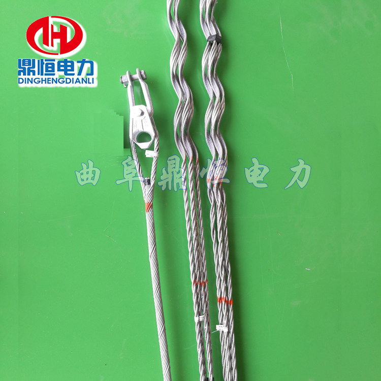Safety backup cable clip 120 240 300 wire safety backup cable clip three span pre-twisted wire fittings