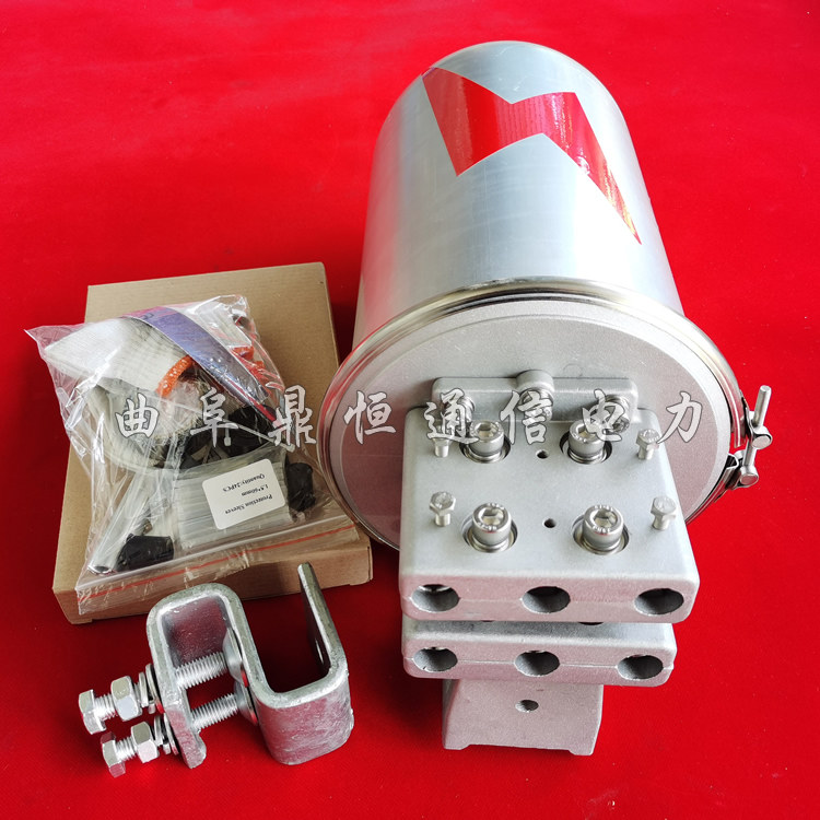 OPGW cable connection box 24-core power aluminum alloy connector box adss metal cap connector box Welding package