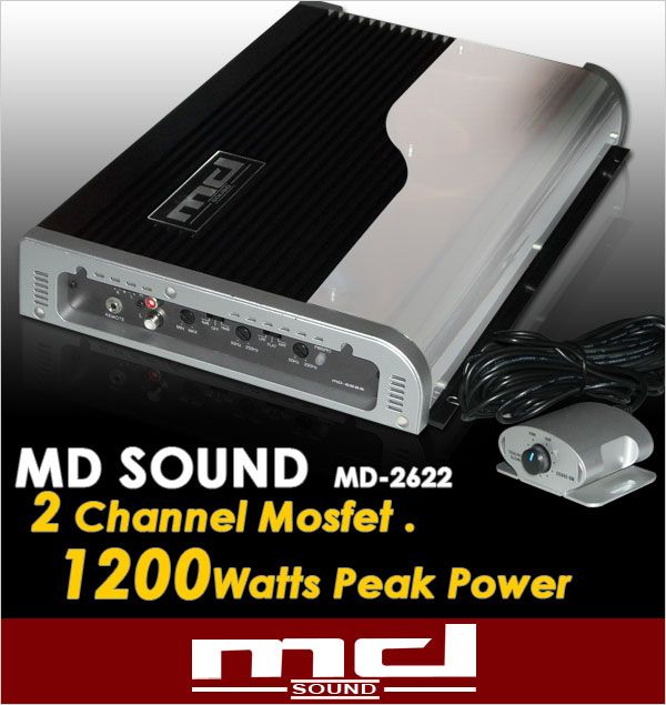 MD SOUND MD-2622 2-канальный МОП-транзистор, пиковая мощность 1200 Вт