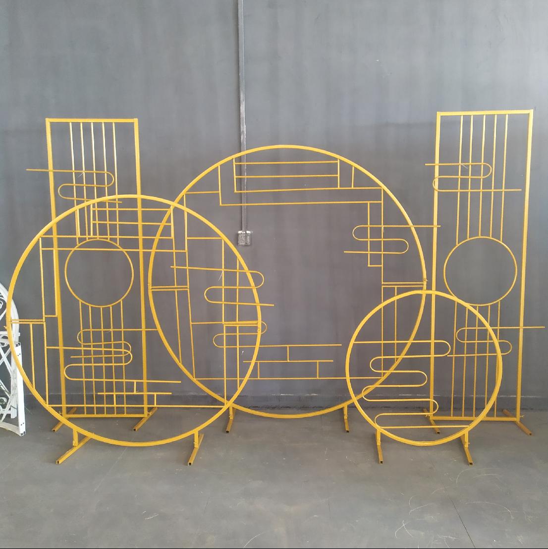 Wedding Props Chinese Wedding Screen Iron Art Swing Piece Jiangnan Wind Wedding Dream incense Scene arrangement Decorative Background