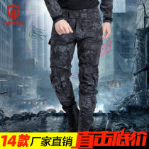 Zebra Camouflak Combat Frog Pants Outskirt Outdoor Frog Jacket G3 Long Pants Men Outdoor Expansion Camouflak Training Pants