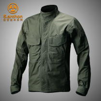 sarchon Spring and Autumn long sleeve outdoor tactical shirt male breathable military fans multi pocket troops shirt jacket jacket