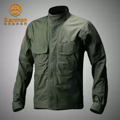 sarchon Spring and Autumn long sleeve outdoor tactical shirt male breathable military fans multi pocket troops shirt jacket jacket