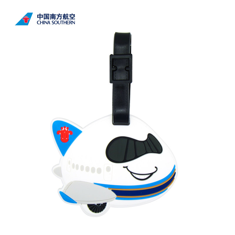 (New Product) China Southern Airlines Creative Product A350 Luggage Tag PVC Aviation Business Travel Plane Pendant