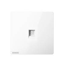Siemens switch socket panel Haocai white 86 type household large panel concealed wall one telephone socket