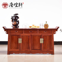 Mahogany furniture Myanmar rosewood sideboard restaurant solid wood tea cabinet Chinese triple cabinet antique lockers antique lockers