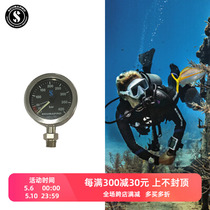 Scubapro压力表 tech gauge 52mm表头潜水单表水肺仪表调节器表