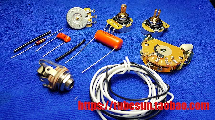 Original Loaded CTS Electric Guitar Potentiometers Finda SQ Guitar Upgrade Suit Instrumental Accessories