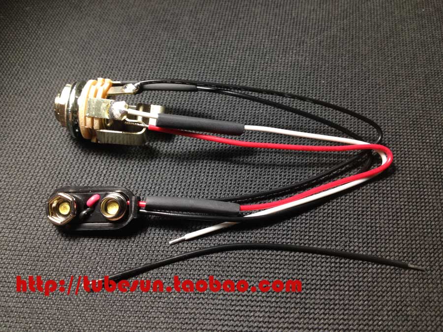 American Witchcraft Electric Guitar Patch Hole 6 5mm Socket EMG Active Guitar Jack With Wire