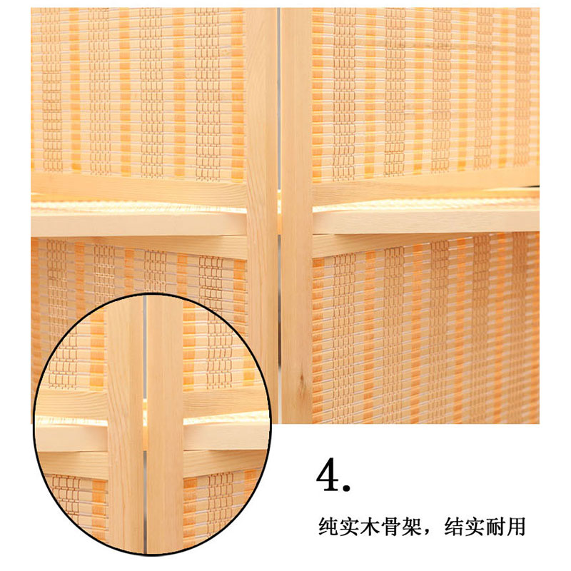 Tre màn hình khách sạn vách ngăn cửa Trung Quốc di động màn hình gấp nhà hàng phòng ngủ văn phòng màn hình phân vùng - Màn hình / Cửa sổ vách ngăn phòng khách gỗ tự nhiên
