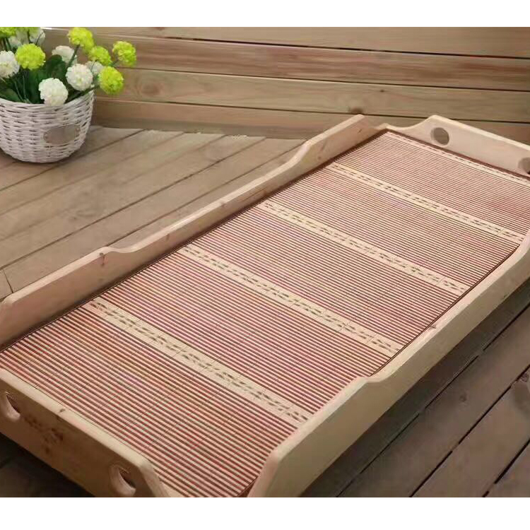 Giường với mây mat mat mat tre ghế da bọc thảm trẻ em đặc biệt kích thước giường có thể được tùy chỉnh mẫu giáo đệm nước mát