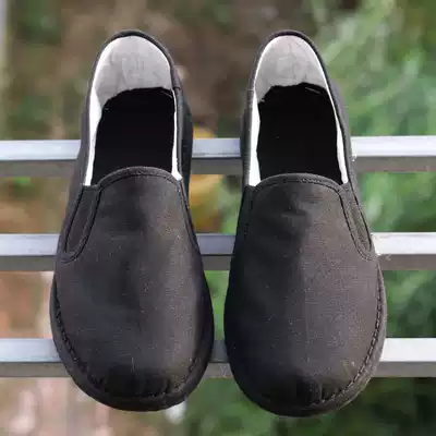 Original handmade laserless cloth shoes for men and women lovers lazy one pedal breathable health old Beijing cloth shoes