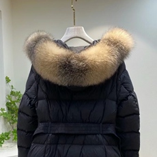 меховой воротник 蒙家羽绒服毛领单买定制剪刀进口芬兰银霜银兰狐狸毛领单卖
