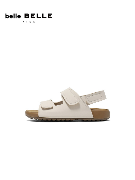 Belle Children's Shoes Toast Soft-Soled Sandals Summer New Style Thick-Soled Velcro Casual Beach Shoes for Boys and Girls 6721