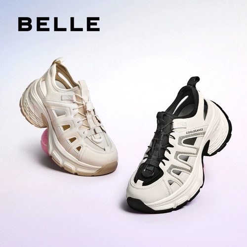 Женская обувь Zhou Yutong's Same Belle, обувь для папы на толстой подошве, новые дышащие и удобные спортивные сандалии D5J1DBK5