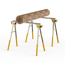 Foldable metal sawhorse sawhorse 450KG multifunctional iron portable bench