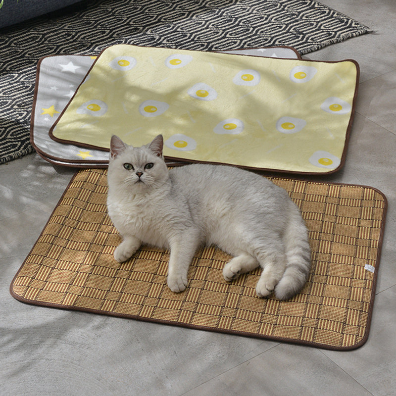 Cat mat four seasons universal winter warm sleeping with cat litter mats resistant to scratching mat house cat bed pet supplies