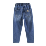 Детский комплект, летняя одежда, осенние джинсы, летние штаны для мальчиков для отдыха, подходит для подростков